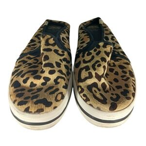 Keds for Kate Spade Leopard Print Platform Slip On Sneakers Shoes Size 11‎